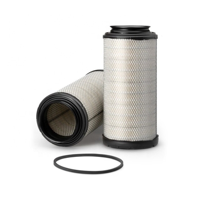 Buen filtro de aire para camiones pesados de 282*570 mm P625287 P614986 para una filtración superior
