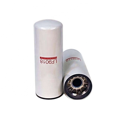 LF9018 Motor de automóviles Diesel piezas de repuesto Filtro de aceite de lubricante con papel de filtro de hierro P559000