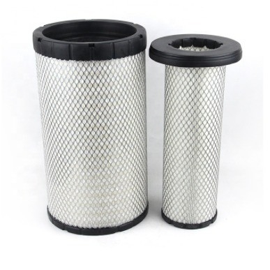 Elemento de filtro de aire de cartucho 334/Y2810 para el rendimiento del compactador de camiones y excavadoras