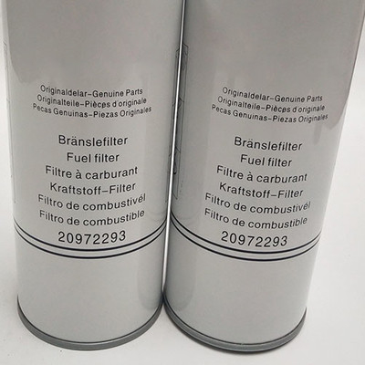 Filtro de combustible para camiones de excavadoras de suministro con el número de referencia 20972293