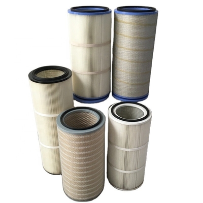 Eficiencia 99,9 Cartucho de filtro ignífugo revestido con óxido de aluminio para minería de energía