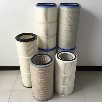 Eficiencia 99,9 Cartucho de filtro ignífugo revestido con óxido de aluminio para minería de energía