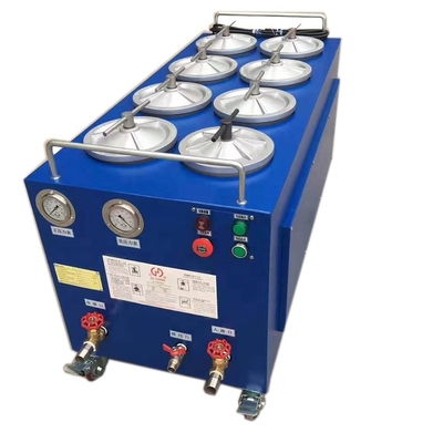Máquina de purificación de filtración de aceite portátil de 75 kg de capacidad para aceite lubricante Hydwell