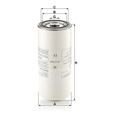 Elemento de filtro del separador de aceite de aire LB131453 P782909 A10525274 para partes de compresores de tornillo