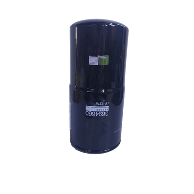 OEM Acceptable Filtro de aceite de lubricante para las partes de camiones de bombeo 3694660 LF17579 papel de filtro de hierro