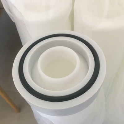 0.1 Cartucho de filtro de líquido plissado con membrana de micrones PES para filtración de la industria alimentaria