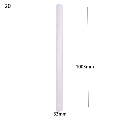 0.4 kg PP Cartucho de filtro de agua de soplado fundido Fuente de agua 20 40 60 pulgadas Medio de filtro
