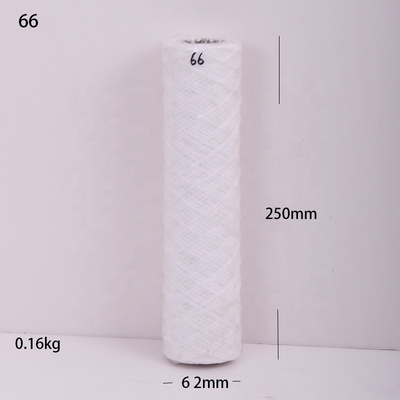 65*255mm Filtro de agua industrial Filtro de malla de nylon Elementos de filtro roscado de sedimentos