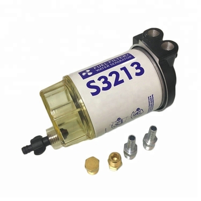 Apoyo en línea 3/8&quot; Filtro de combustible Separador de agua de combustible S3213 Para 35604941