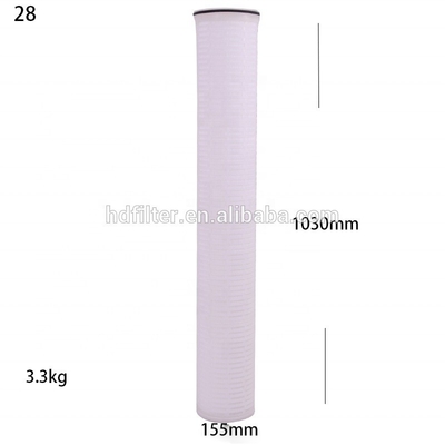 Cartucho de filtro plissado de PP para filtración de agua