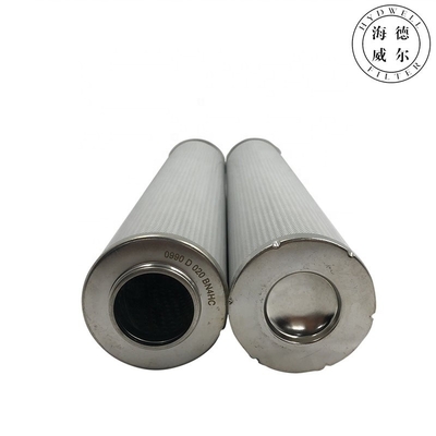 Planta de acero 0990D020BN4HC Cartucho hidráulico elemento filtro de aceite con 92*92*485MM Tamaño