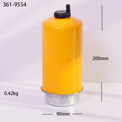 Separación de agua de combustible del motor 361-9554 en color original