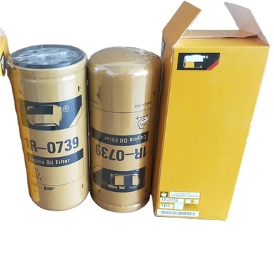 Filtro de aceite universal 1R-0739 1R0739 para piezas de repuesto de motores de excavadoras Caterpillar