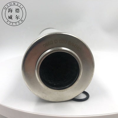 Servicio en línea Elemento de filtro de aceite hidráulico 0660D020BN4HC 0660D010BN4HC 99,9% de eficiencia