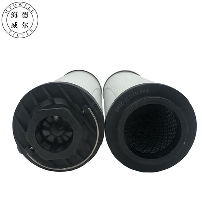Sistema hidráulico Material de filtro de fibra de vidrio Elemento de filtro de aceite 0660R010ON para suministro