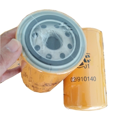 Elemento de filtro de aceite de lubricante del motor de excavadora 02910140 02/910140A SO3349 para bebidas alimenticias