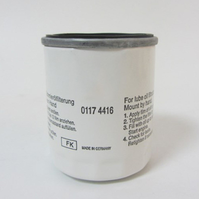 Hydwell 01174416 Partes del motor del camión Elemento de filtro de aceite para el mantenimiento de la excavadora