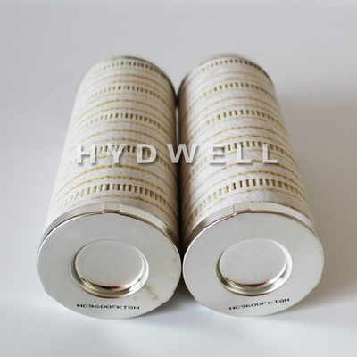Cartucho de filtro hidráulico HC9600FKT8H para una filtración hidráulica eficaz