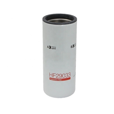Eficiencia 99,9% Giro en el filtro hidráulico HF29033 P574617 AT308274 para la excavadora