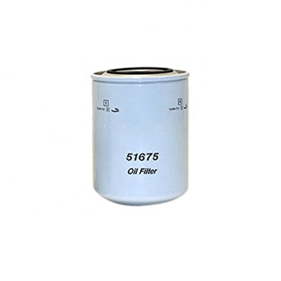 Partes del motor del camión Elemento de filtro de aceite lubricante 51675 P502008 para un rendimiento duradero