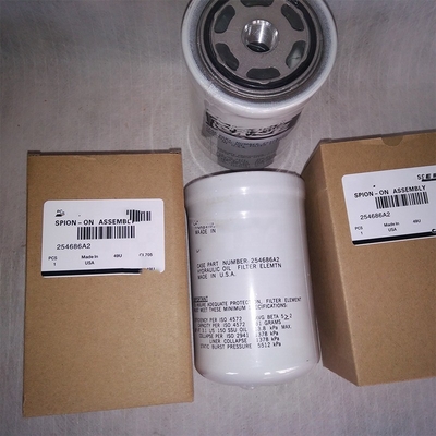 Elementos de filtro de aceite hidráulico 254686A2 para máquinas agrícolas, tractores Minería de energía