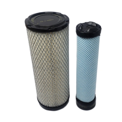 El elemento de filtro de aire de la excavadora del sistema de combustible diesel 4417516 P821575 Af25551 Af25552 P822858