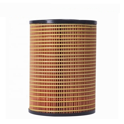 1R0726 Partes de motores de camiones Elemento de filtro de aceite lubricante LF557500 con papel filtro y hierro