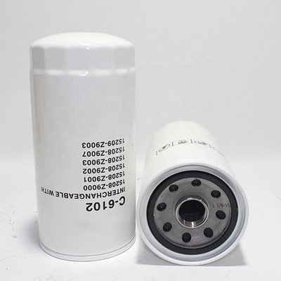 Partes de motores de camiones C-6102 Elemento de filtro de aceite lubricante con tecnología de filtración avanzada