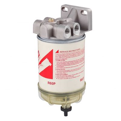 R60p 108*108*128 Separador de aceite y agua para motores diesel con elemento de filtro BF1390-O