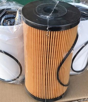 El elemento del motor del filtro de aceite Hydwell certificado CE para excavadora 60275106 21687472