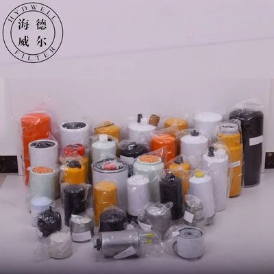 El elemento del motor del filtro de aceite Hydwell certificado CE para excavadora 60275106 21687472