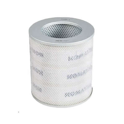 208-60-71123 208-60-71121 208-60-71120 Filtro hidráulico con papel de fibra de vidrio de hierro