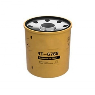4t6788 Partes de excavadoras Filtro de aceite de motor hidráulico con motor modelo 4P10 y 100% -