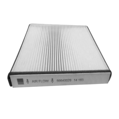 56640029 Filtros de aire de cabina para camiones con motores diesel con papel filtrante