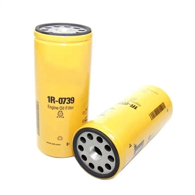 Partes de repuesto para motores de excavadoras Filtro universal 1R-0739 con papel de filtro y hierro