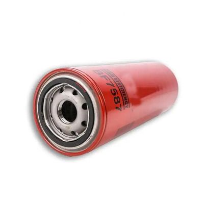 BF7587 Hydwell Excavator Parts Fuel Spin On Filter con papel de filtro estándar y hierro