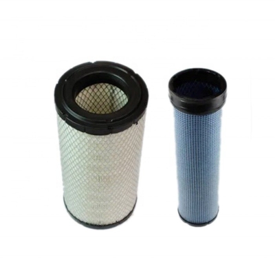 Papel de filtro Cartucho de filtro de aire 84217229 87682999 para partes de excavadoras Hydwell