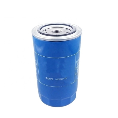 Papel de hierro y de filtro, filtro de aceite lubricante para excavadoras, piezas de repuesto 612600010239