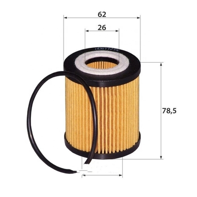 Las partes de los motores diésel de las excavadoras de tractores HU6111X E610HD38 91922426 SO7093 Filtro de aceite lubricante