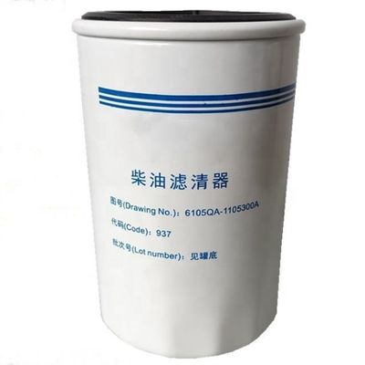 6105QA1105301A Elemento de filtro de combustible 0020922801 330510028 para tractores 108*260mm Instalación de automóviles