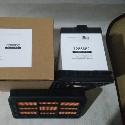 DBA5307 Ensamblaje de filtros de aire de camión de rendimiento con filtro de elementos de papel de fibra de vidrio