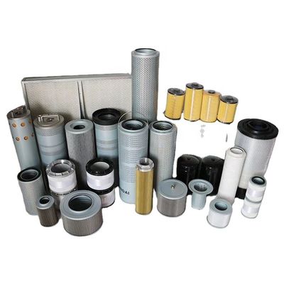 Excavadora, cargador de ruedas, piezas diesel P551864 AT279826 7381816 53C0104 Papel de filtro y hierro