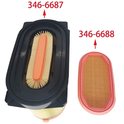 Elemento de filtro de aire de panal de miel de suministro directo 346-6687 346-6688 para otros accesorios para automóviles
