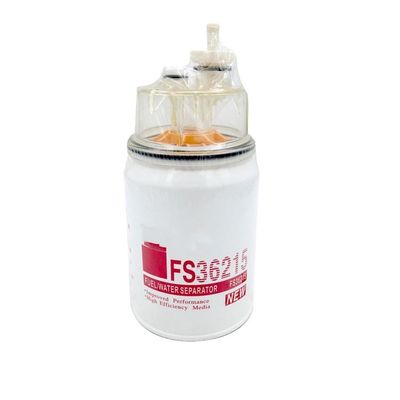 NO de la OE FS36215 Papel de filtro Filtro para separador de agua de combustible de hierro para FS36261 FS36217 FS19532