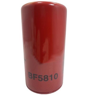 BF5810 23518482 Partes de excavadoras Filtro de combustible con tamaño estándar y papel de filtro de hierro