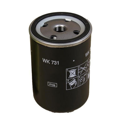 Filtro de combustible giratorio para camiones con motor diésel WK731 para excavadora de camiones con modelo de camión