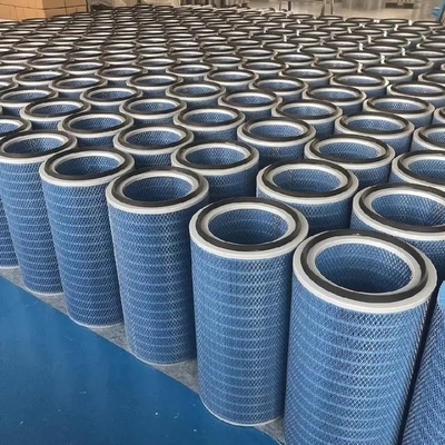 Cartucho de filtro de filtración de polvo para camiones con retardador de llama