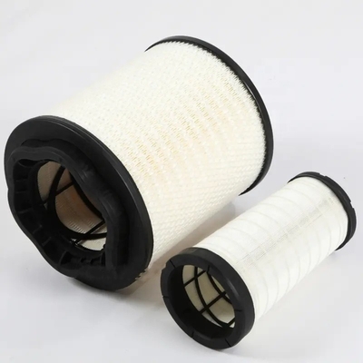 Filtro de aire para excavadoras Hydwell 2414656 2414659 2414658 Partes de repuesto con papel de filtro