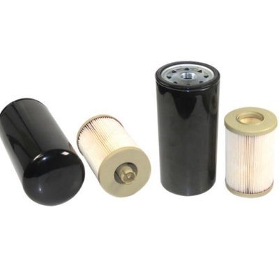 Componentes de filtro de combustible de papel de hierro y filtro para motores de excavadoras de tractores RE556406 KN40739