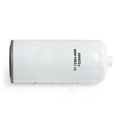 Filtro de combustible para excavadoras FS20086 para motores Partes 51.12503-0098 SN40921 Soporte de oniina